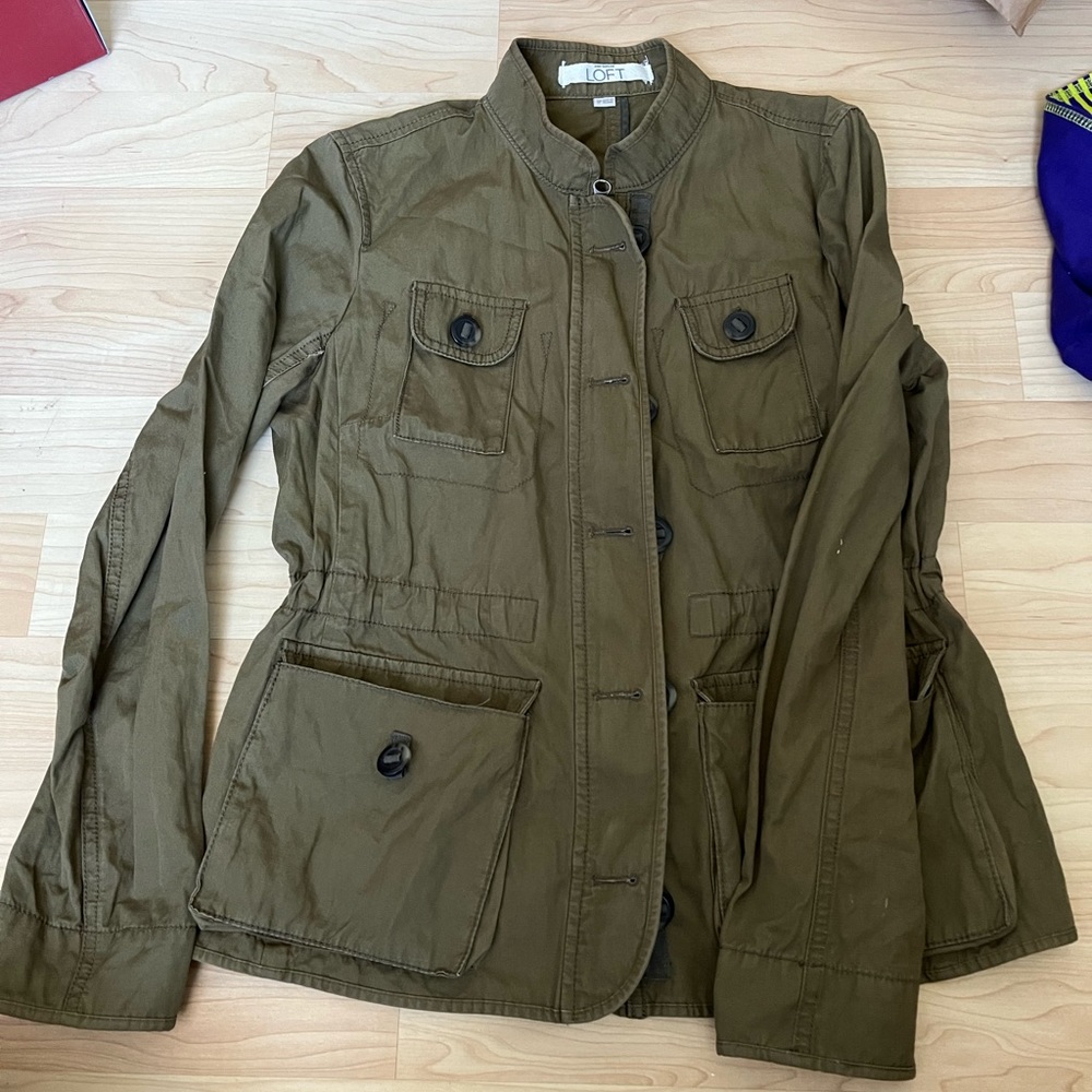 Loft Army Green Jacket - image 1